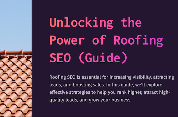 SEO Guide for Roofing Contractors | JobNimbus Download